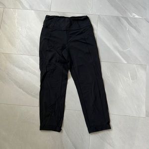 Lucy small black athletic pant. Small. Zip pocket